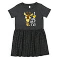 thumbnail image 1 of Inktastic I Love Giraffes Girls Toddler Dress, 1 of 5