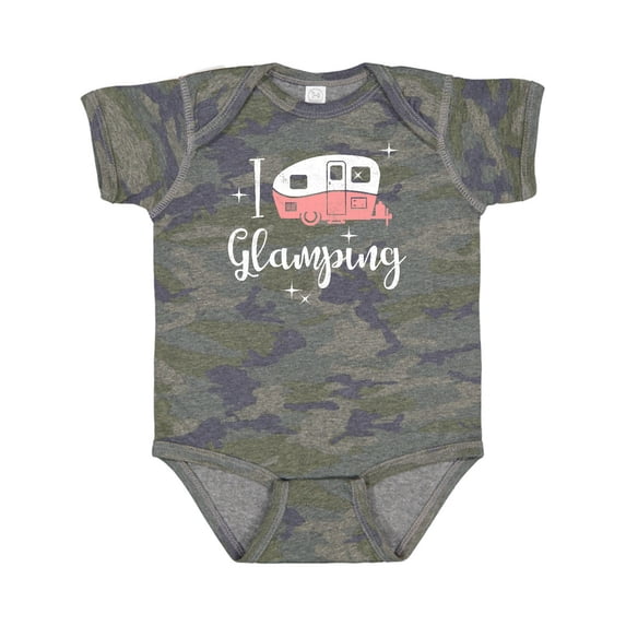 Inktastic I Love Glamping Girls Baby Bodysuit
