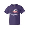 thumbnail image 1 of Inktastic I Love Glamping Youth T-Shirt, 1 of 5