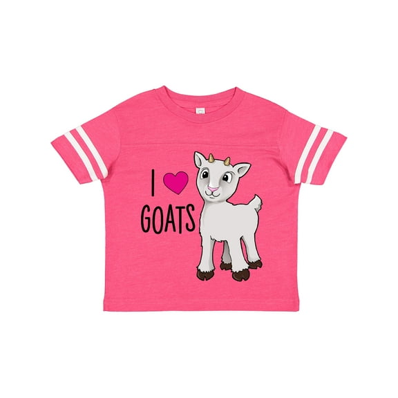 Inktastic I Love Goats Cute Goat Boys or Girls Toddler T-Shirt