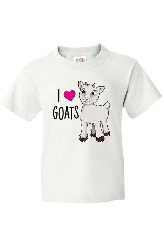 I Love Goats- Cute Goat Youth T-Shirt