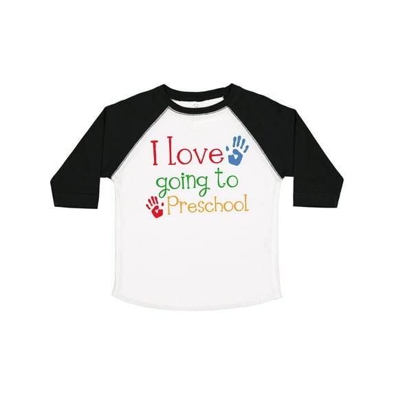 Inktastic I Love Going to Preschool Boys or Girls Toddler T-Shirt