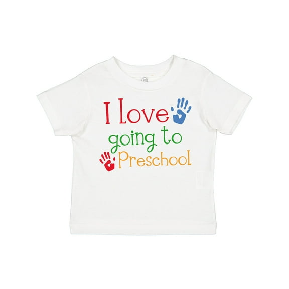 Inktastic I Love Going to Preschool Boys or Girls Toddler T-Shirt