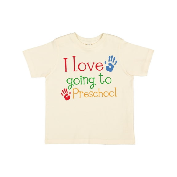 Inktastic I Love Going to Preschool Boys or Girls Toddler T-Shirt