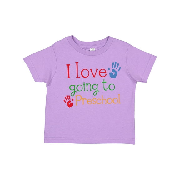 Inktastic I Love Going to Preschool Boys or Girls Toddler T-Shirt
