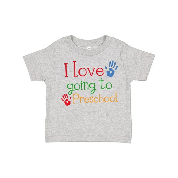 Inktastic I Love Going to Preschool Boys or Girls Toddler T-Shirt