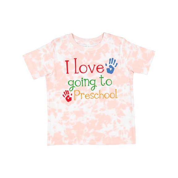 Inktastic I Love Going to Preschool Boys or Girls Toddler T-Shirt
