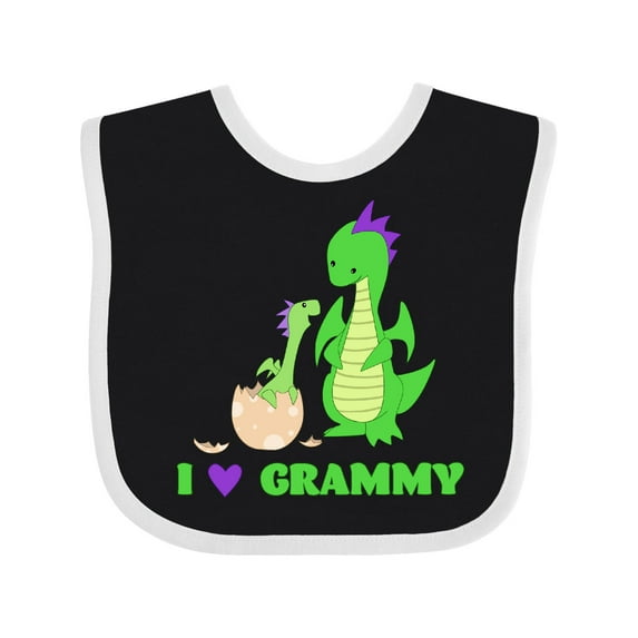 Inktastic I Love Grammy Boys or Girls Baby Bib