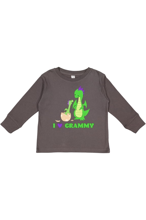 I Love Grammy Boys or Girls Long Sleeve Toddler T-Shirt