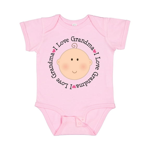 Inktastic I Love Grandma Baby Shower Boys or Girls Baby Bodysuit