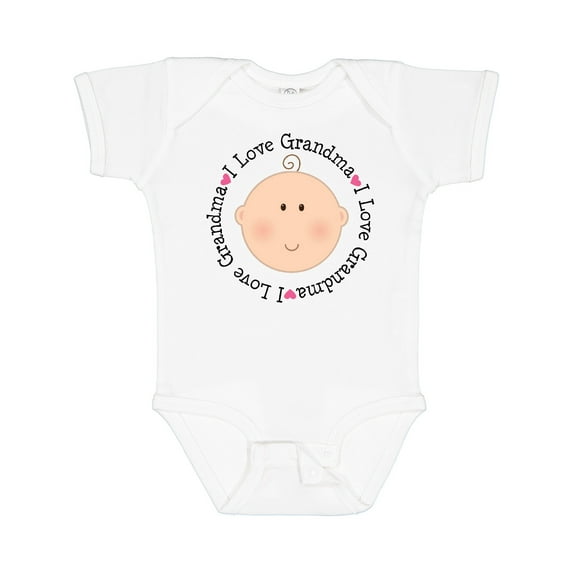 Inktastic I Love Grandma Baby Shower Boys or Girls Baby Bodysuit