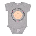 thumbnail image 1 of Inktastic I Love Grandma Baby Shower Boys or Girls Baby Bodysuit, 1 of 5