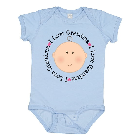 Inktastic I Love Grandma Baby Shower Boys or Girls Baby Bodysuit