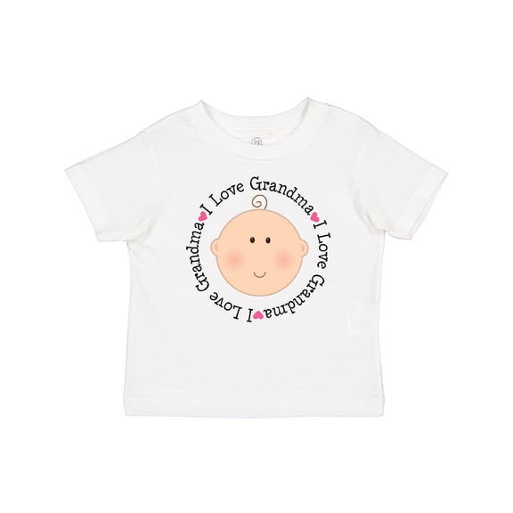 Inktastic I Love Grandma Baby Shower Boys or Girls Baby T-Shirt