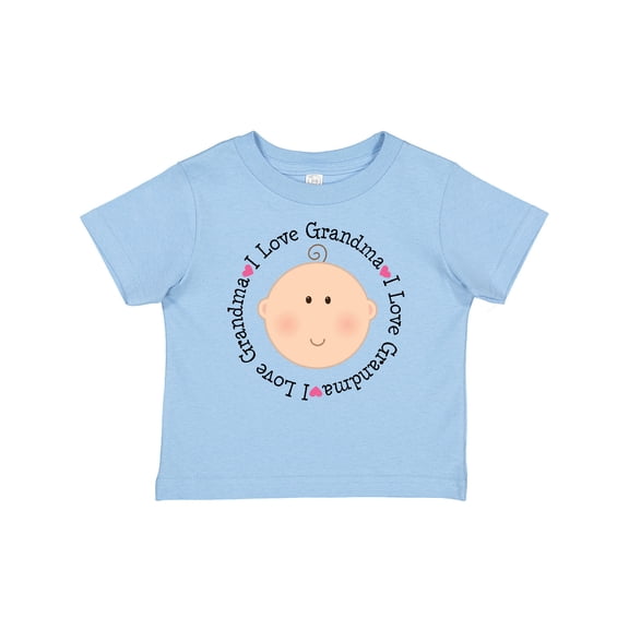 Inktastic I Love Grandma Baby Shower Boys or Girls Baby T-Shirt