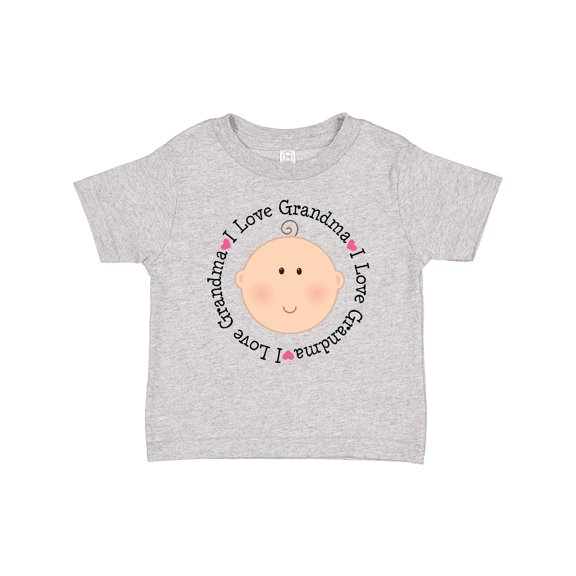 Inktastic I Love Grandma Baby Shower Boys or Girls Baby T-Shirt