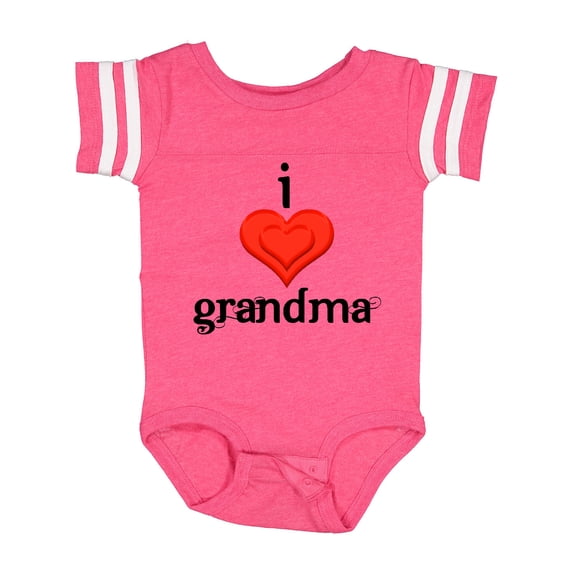 Inktastic I Love Grandma Boys or Girls Baby Bodysuit