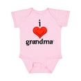 thumbnail image 1 of Inktastic I Love Grandma Boys or Girls Baby Bodysuit, 1 of 5
