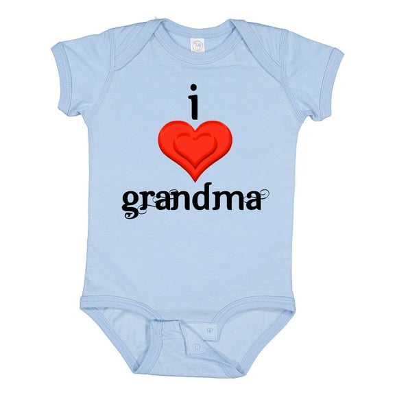 Inktastic I Love Grandma Boys or Girls Baby Bodysuit