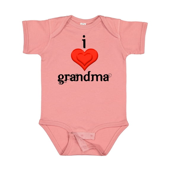 Inktastic I Love Grandma Boys or Girls Baby Bodysuit