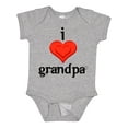 thumbnail image 1 of Inktastic I Love Grandpa Boys or Girls Baby Bodysuit, 1 of 5