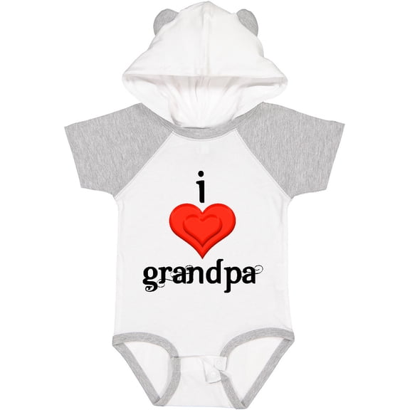 Inktastic I Love Grandpa Boys or Girls Baby Bodysuit