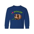 thumbnail image 1 of Inktastic I Love Guinea Pigs Long Sleeve Youth T-Shirt, 1 of 5