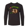 thumbnail image 1 of Inktastic I Love Guinea Pigs Long Sleeve Youth T-Shirt, 1 of 5