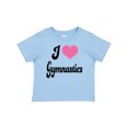 thumbnail image 1 of Inktastic I Love Gymnastics Girls Baby T-Shirt, 1 of 5