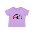 thumbnail image 1 of Inktastic I Love Gymnastics Girls Toddler T-Shirt, 1 of 5