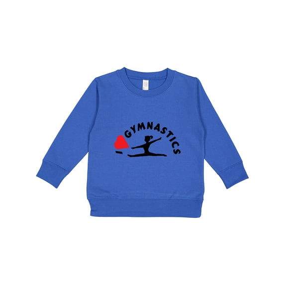 Inktastic I Love Gymnastics Toddler Sweatshirt