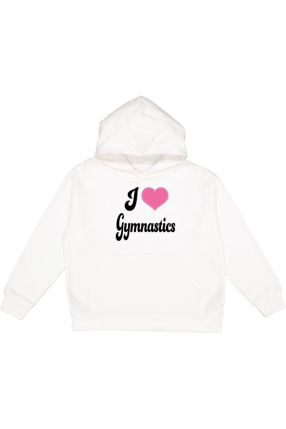 I Love Gymnastics Youth Hoodie Sweatshirt