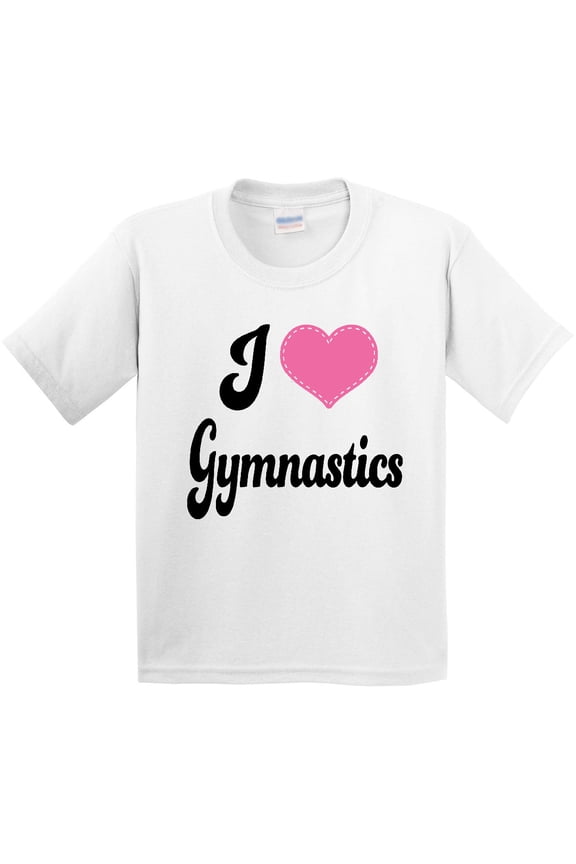 I Love Gymnastics Youth T-Shirt