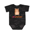 thumbnail image 1 of Inktastic I Love Hamsters Boys or Girls Baby Bodysuit, 1 of 5