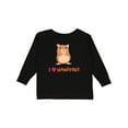 thumbnail image 1 of Inktastic I Love Hamsters Boys or Girls Long Sleeve Toddler T-Shirt, 1 of 5
