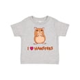 thumbnail image 1 of Inktastic I Love Hamsters Boys or Girls Toddler T-Shirt, 1 of 5