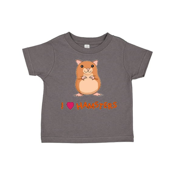 Inktastic I Love Hamsters Boys or Girls Toddler T-Shirt