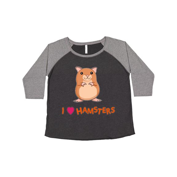 Inktastic I Love Hamsters Women's Plus Size T-Shirt