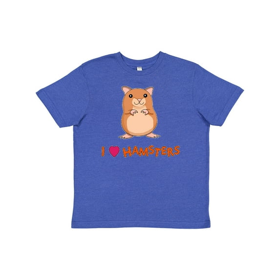 Inktastic I Love Hamsters Youth T-Shirt