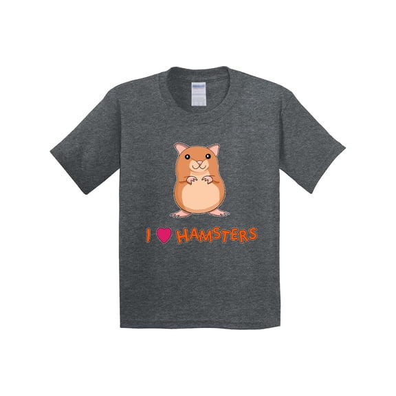 Inktastic I Love Hamsters Youth T-Shirt