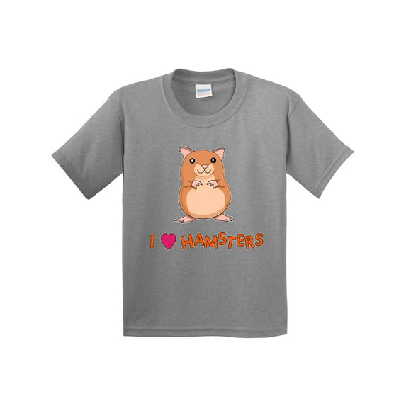 Inktastic I Love Hamsters Youth T-Shirt