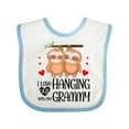 thumbnail image 1 of Inktastic I Love Hanging out with My Grammy Boys or Girls Baby Bib, 1 of 4