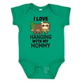 thumbnail image 1 of Inktastic I Love Hanging out with My Mommy with Sloth Boys or Girls Baby Bodysuit, 1 of 5