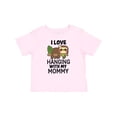 thumbnail image 1 of Inktastic I Love Hanging out with My Mommy with Sloth Boys or Girls Baby T-Shirt, 1 of 5
