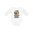 thumbnail image 1 of Inktastic I Love Hanging out with My Mommy with Sloth Boys or Girls Long Sleeve Baby Bodysuit, 1 of 5