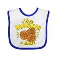 thumbnail image 1 of Inktastic I Love Hanukkah a Latke Boys or Girls Baby Bib, 1 of 4