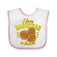 thumbnail image 1 of Inktastic I Love Hanukkah a Latke Boys or Girls Baby Bib, 1 of 4