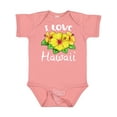thumbnail image 1 of Inktastic I Love Hawaii Hibiscus Flowers Boys or Girls Baby Bodysuit, 1 of 5