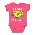 thumbnail image 1 of Inktastic I Love Hawaii Hibiscus Flowers Boys or Girls Baby Bodysuit, 1 of 5