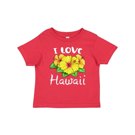 Inktastic I Love Hawaii Hibiscus Flowers Boys or Girls Baby T-Shirt
